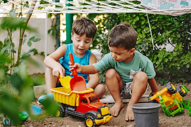 Your plastics: garden toys