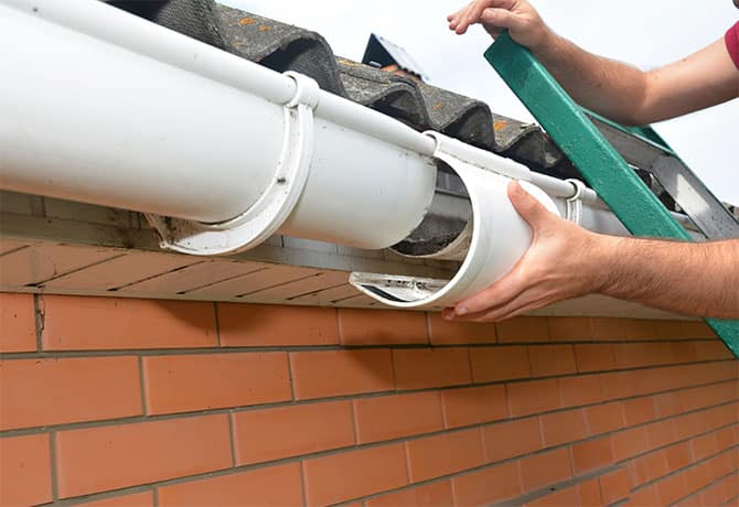 Your plastics: house construction, guttering